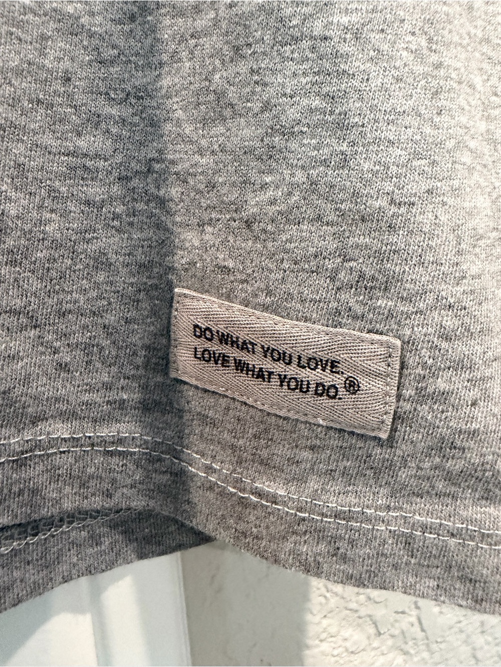 Life Is Good Gray Logo Crusher Tee - Picture 3 of 3